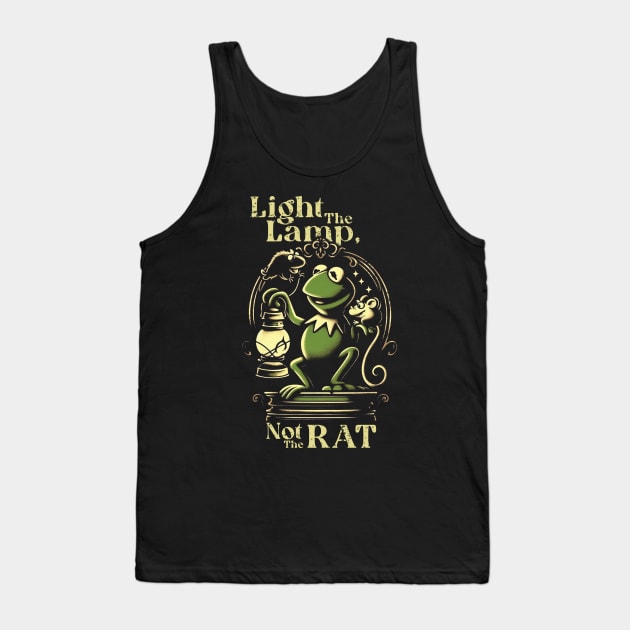 Light The Lamp, Not The Rat // Kermit fanart Tank Top by Trendsdk